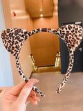 Leopard cat ears Hairbands For Women Cute Headband Hair Hoop Hair Bands Headdress Hair Accessories